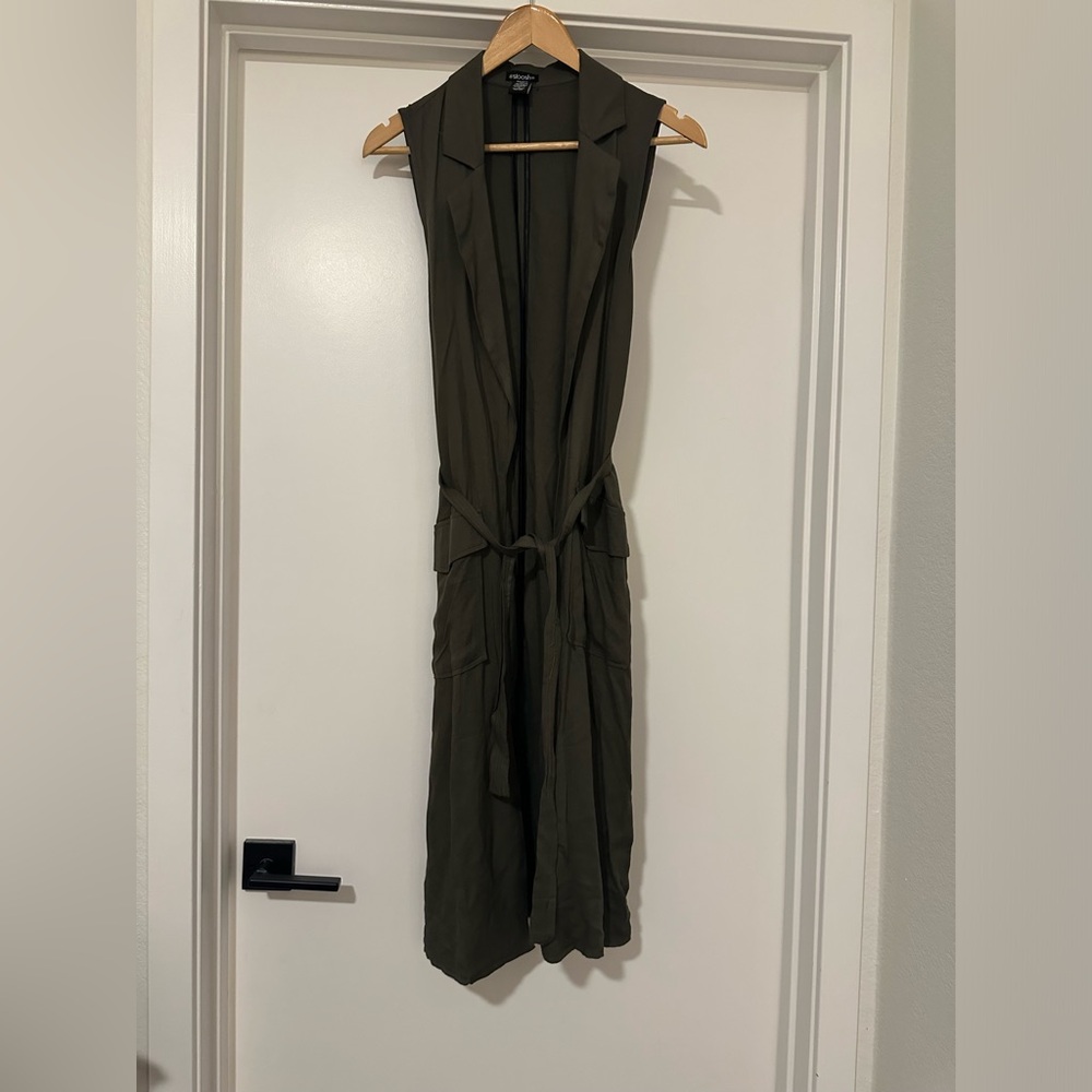 Stoosh Cargo Green long shrug